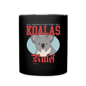 Koala Koala Bears Koalas Koala Bear Gift - Full Colour Mug - black - Front