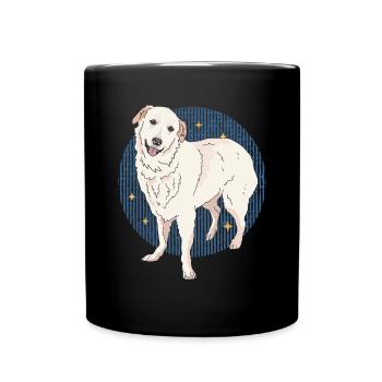 Chiens de montagne des Pyrénées | Cadeau du propriétaire de chien - Mug uni - noir - Devant