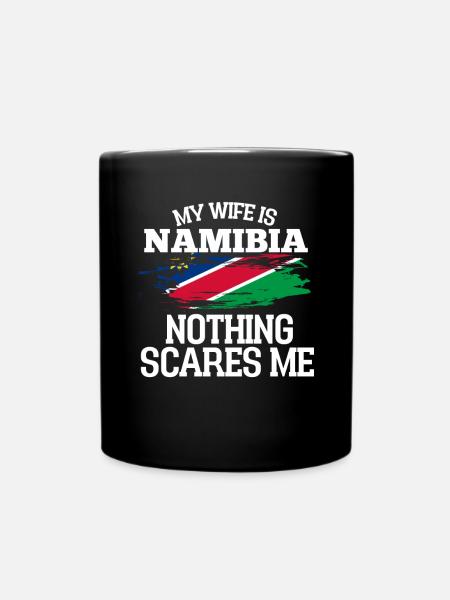 Namibia - Tasse einfarbig - Schwarz