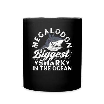 Megalodon - Le plus grand requin de l’océan - Mug uni - noir - Devant