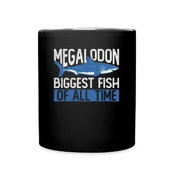 Megalodon - Le plus grand requin de tous les temps - Mug uni - noir - Devant