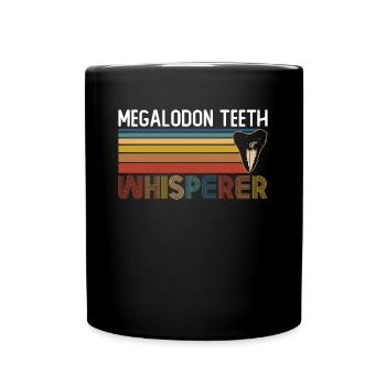 Megalodon Tooth Whisperer - Megalodon Shark - Mug uni - noir - Devant