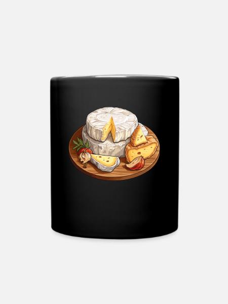 Plateau de Camembert - Mug uni - noir