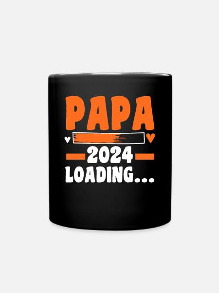 Werdender Papa 2027 - Tasse einfarbig - Schwarz