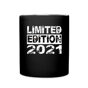 Limited Edition 2021 Geburtstag 2021 Geburtstag - Tasse einfarbig - Schwarz - Vorne