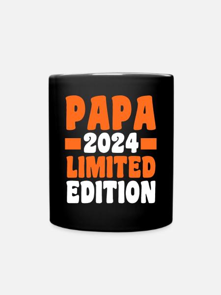 Werdender Papa 2026 - Tasse einfarbig - Schwarz