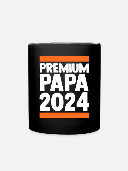 Werdender Papa 2036 - Tasse einfarbig - Schwarz