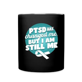 PTSD Awareness Tees - Full Colour Mug - black - Front