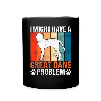 Great Dane Gifts - Tasse einfarbig - Schwarz - Vorne