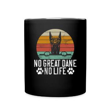 Great Dane Gifts - Full Colour Mug - black - Front