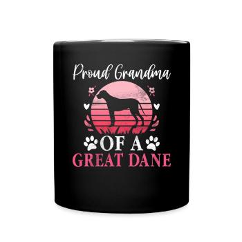 Great Dane Gifts - Full Colour Mug - black - Front