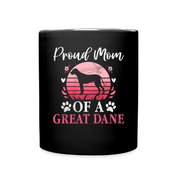 Great Dane Gifts - Tasse einfarbig - Schwarz - Vorne