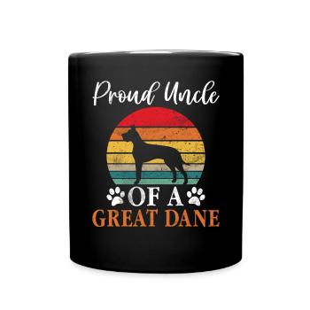 Great Dane Gifts - Tasse einfarbig - Schwarz - Vorne