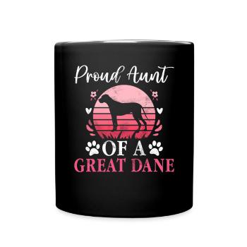 Great Dane Gifts - Full Colour Mug - black - Front