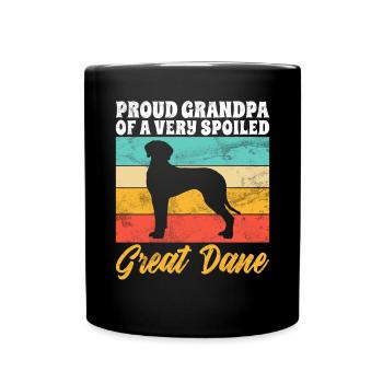 Great Dane Gifts - Tasse einfarbig - Schwarz - Vorne