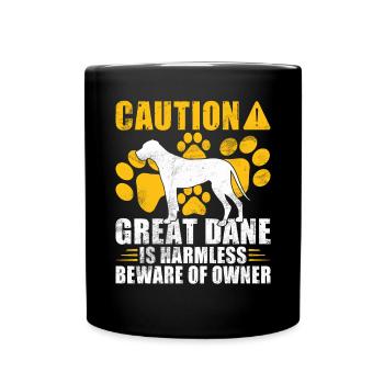 Great Dane Gifts - Full Colour Mug - black - Front