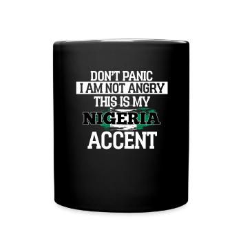 Nigéria - Mug uni - noir - Devant