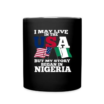 Nigéria - Mug uni - noir - Devant