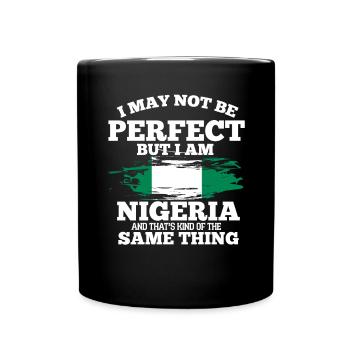 Nigéria - Mug uni - noir - Devant