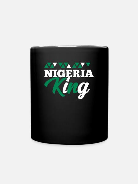 Nigeria - Tasse einfarbig - Schwarz