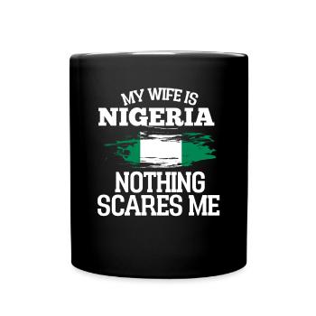 Nigéria - Mug uni - noir - Devant