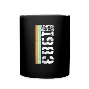 Limited Edition Retro 1983 - Tasse einfarbig - Schwarz - Vorne
