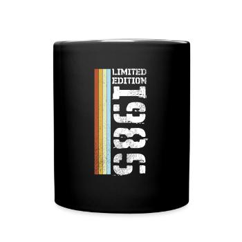Limited Edition Retro 1985 - Tasse einfarbig - Schwarz - Vorne