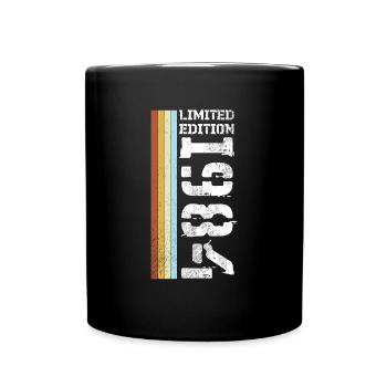 Limited Edition Retro 1984 - Tasse einfarbig - Schwarz - Vorne