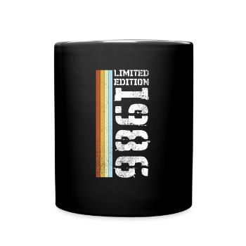 Limited Edition Retro 1986 - Tasse einfarbig - Schwarz - Vorne
