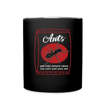 Fourmis Ferme Formicarium Cadeau de fourmi - Mug uni - noir - Devant