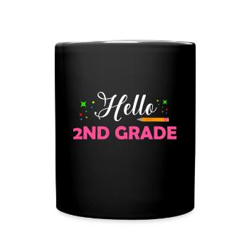 Zweite Klasse Rainbow Girls Jungen Lehrerteam 2. - Tasse einfarbig - Schwarz - Vorne