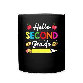 Zweite Klasse Rainbow Girls Jungen Lehrerteam 2. - Tasse einfarbig - Schwarz - Vorne