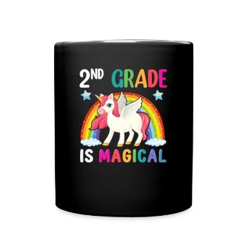 Zweite Klasse Rainbow Girls Jungen Lehrerteam 2. - Tasse einfarbig - Schwarz - Vorne
