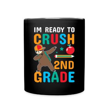 Zweite Klasse Rainbow Girls Jungen Lehrerteam 2. - Tasse einfarbig - Schwarz - Vorne