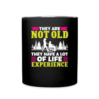 Altenpfleger They Are Not Old Pfleger Pflege - Full Colour Mug - black - Front
