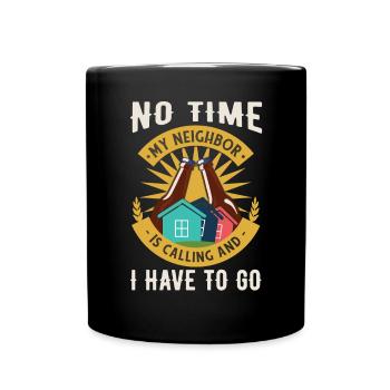 Neighbor Beer Funny - Full Colour Mug - black - Front