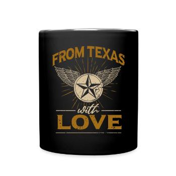 Lone Star Texas - Tasse einfarbig - Schwarz - Vorne