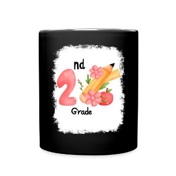 Zweite Klasse Rainbow Girls Jungen Lehrerteam 2. - Tasse einfarbig - Schwarz - Vorne