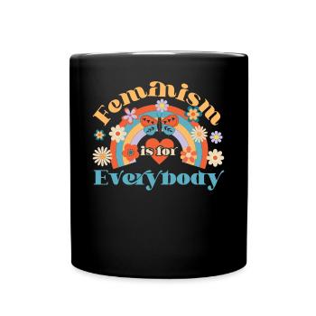 Feminist Feminism Is For Everybody - Full Colour Mug - black - Front
