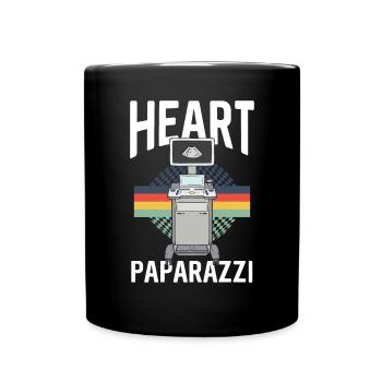 Kardiologe Medizinische Sonographie Ultraschall - Tasse einfarbig - Schwarz - Vorne
