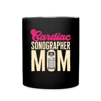 Cardiologue Échographie médicale Échographie - Mug uni - noir - Devant