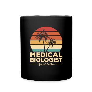 Vintage Medizinischer Biologe Sonderausgabe Biologie - Tasse einfarbig - Schwarz - Vorne