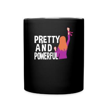 Feminismus Feministin - Tasse einfarbig - Schwarz - Vorne