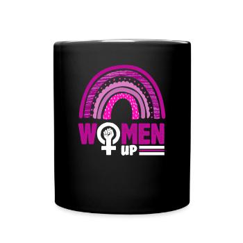 Feminismus Feministin - Tasse einfarbig - Schwarz - Vorne