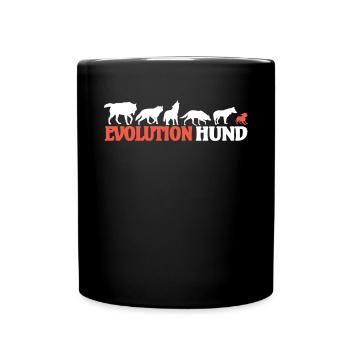 Hund Chihuahua Hundebesitzer Gechenkidee - Tasse einfarbig - Schwarz - Vorne