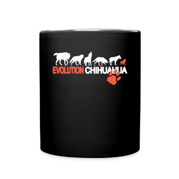 Chien Chihuahua Propriétaire de chien Gechenkidee - Mug uni - noir - Devant