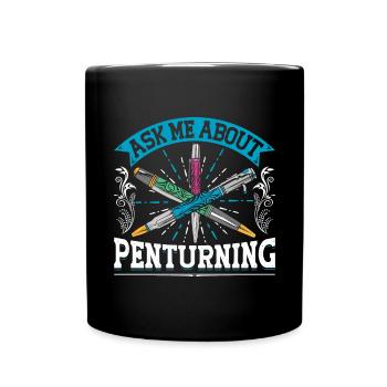 Kit de tournage de stylo - Mug uni - noir - Devant