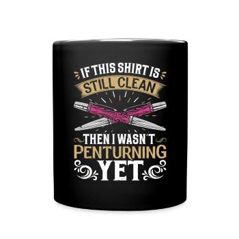 Pen Turning Kit - Full Colour Mug - black - Front