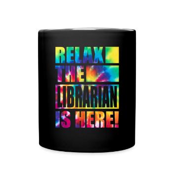 Drôle de dicton de bibliothécaire - Mug uni - noir - Devant