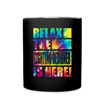 Lighting Designer Lustiger Spruch - Tasse einfarbig - Schwarz - Vorne